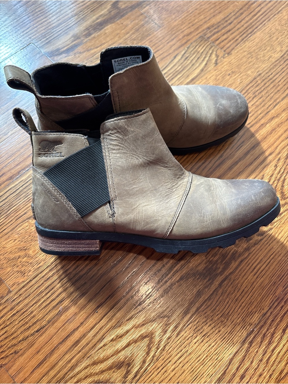 Sorel Women’s Brown Suede Chelsea Boots NEW